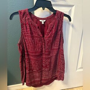 🔴10/$10! Sonoma Red Paisley Tank